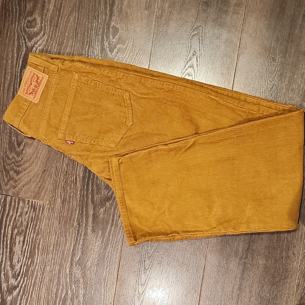 ❤️ NWOT! LEVI'S 94' BAGGY FIT HIGH RISE CORDUROY JEANS, 4 (27) - Picture 12 of 12
